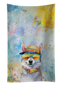 Alaskan Klee Kai Hippie Dawg Kitchen Towel