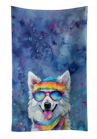 American Eskimo Hippie Dawg Kitchen Towel