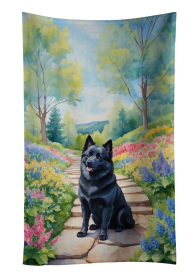 Schipperke Spring Path Kitchen Towel