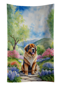 Tibetan Mastiff Spring Path Kitchen Towel