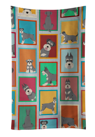 Lots of Schnauzer Kitchen Towel