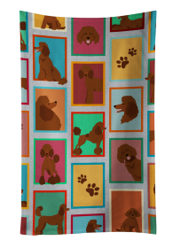 Lots of Chocolate Standard Poodle Kitchen Towel