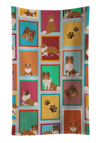 Lots of Sheltie Kitchen Towel