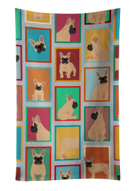 Lots of Fawn French Bulldog Kitchen Towel