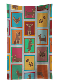 Lots of Chocolate Chihuahua Kitchen Towel