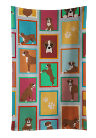 Lots of Flashy Fawn Boxer Kitchen Towel