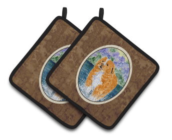 Nova Scotia Duck Toller Pair of Pot Holders