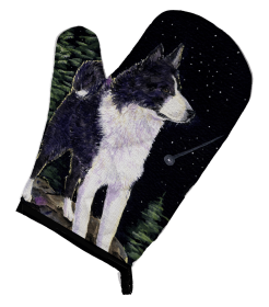 Starry Night Karelian Bear Dog Oven Mitt