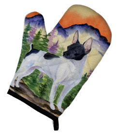 Rat Terrier Oven Mitt