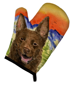 Australian Kelpie Oven Mitt (size: 8.5 x 12)