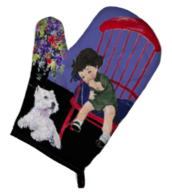 Westie Oven Mitt (size: 8.5 x 12)